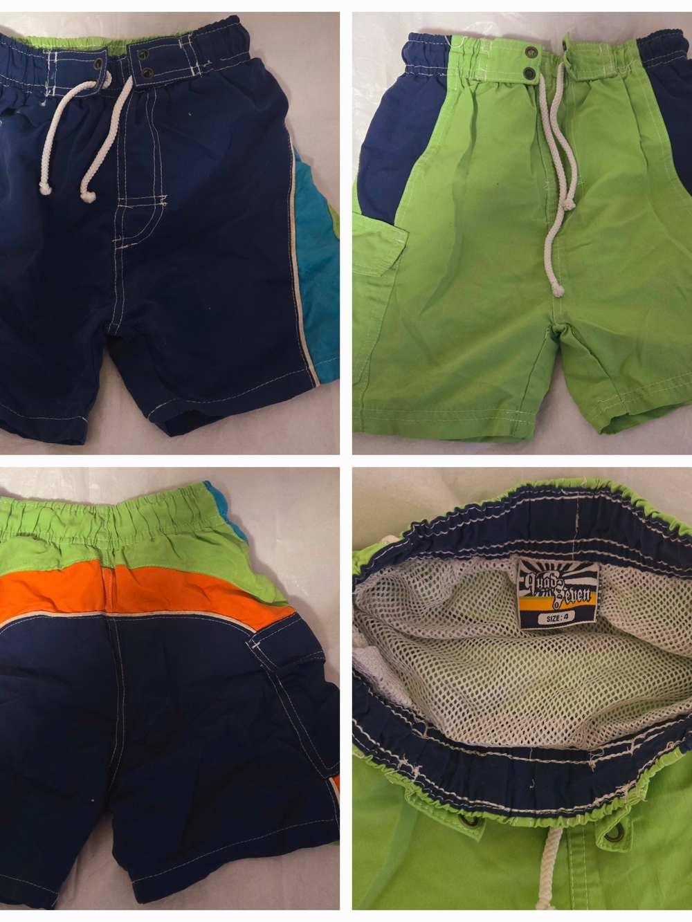 BUNDLE SWEAM SHORTS FOR BOY 4Y